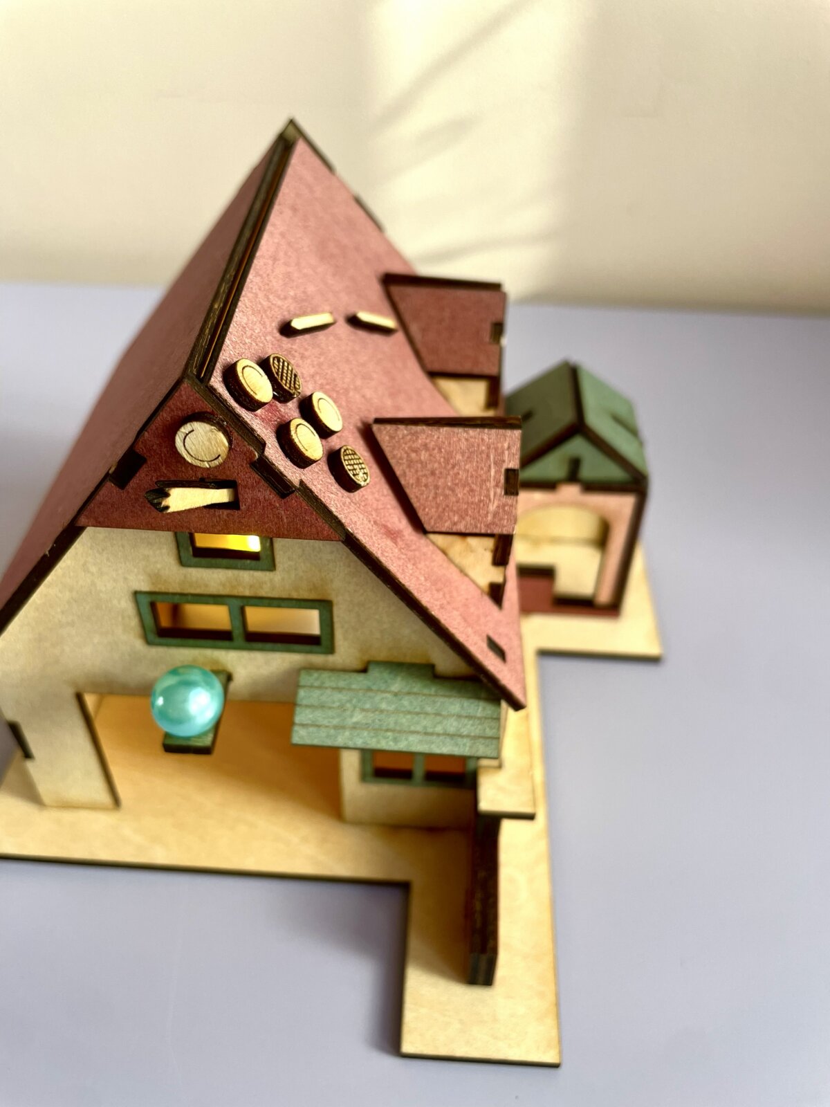 Bruegel Farmhouse roof detail